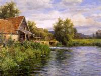 Knight, Louis Aston - Cottage by the River